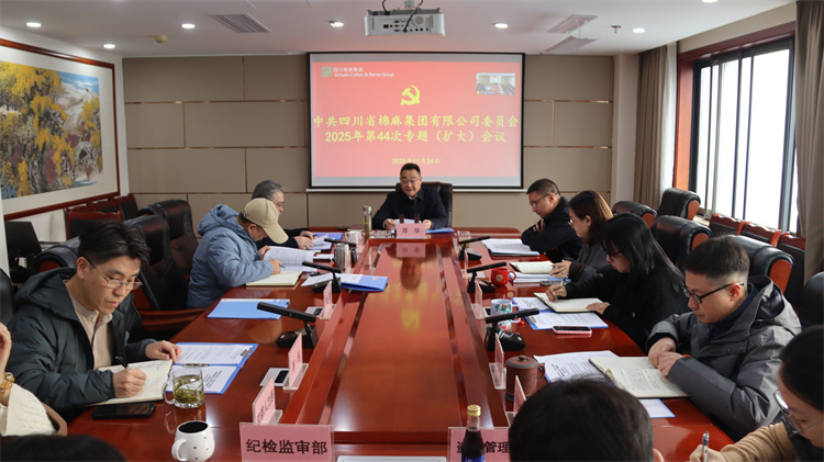 集團(tuán)公司召開2025年第44次黨委（擴大）會議